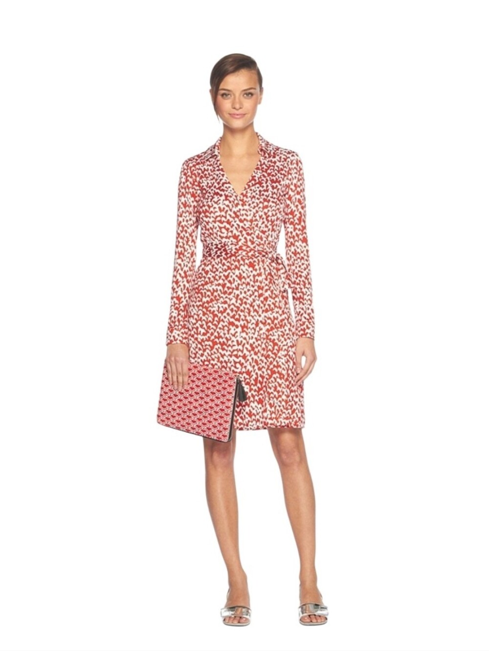 Diane Von Furstenberg Jeanne Wrap Dress Size 6
